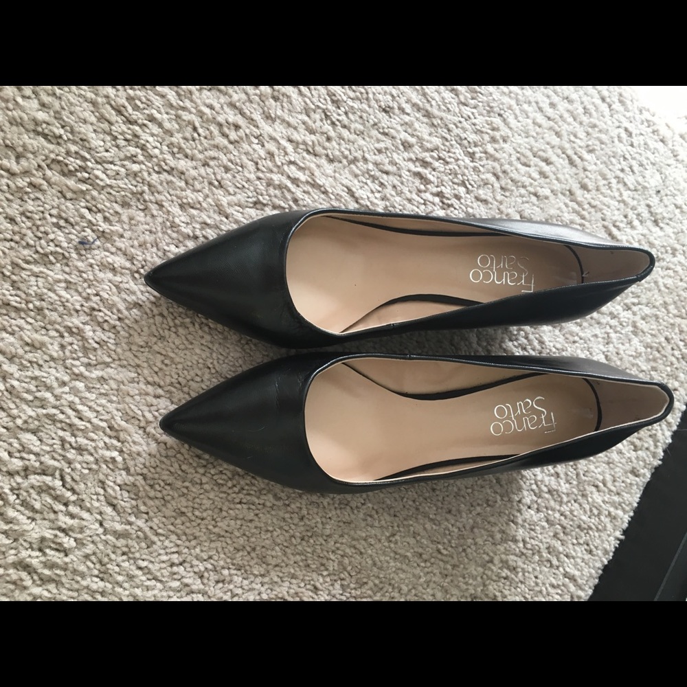Franco Sarto black shoes size 8